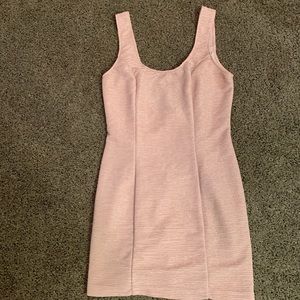 Blush mini dress